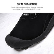 Fizzhiss Bottes d'hiver antidérapantes et imperméables et chaussures chaudes en velours