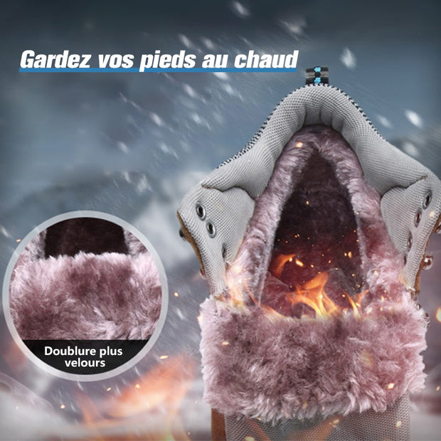 Fizzhiss Nouvelles chaussures de sport d'extérieur montantes antidérapantes d'hiver