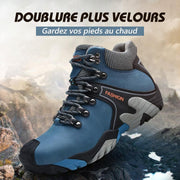 Fizzhiss Nouvelles chaussures de sport de plein air antidérapantes imperméables d'hiver, chaussures de neige d'alpinisme