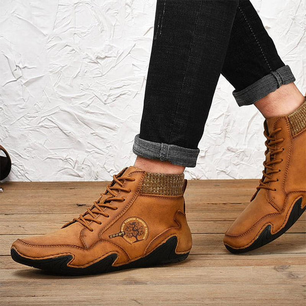 Fizzhiss Bottes chaussettes hautes antidérapantes pour homme