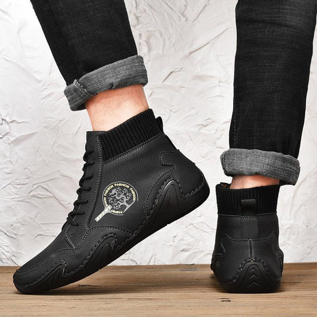 Fizzhiss Bottes chaussettes hautes antidérapantes pour homme