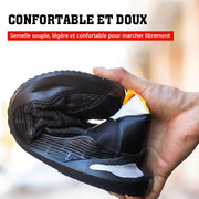 Fizzhiss Chaussures de travail de sécurité à la mode anti-fracassantes, anti-crevaison et antidérapantes