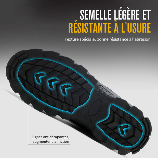 Fizzhiss  Chaussures de travail de sécurité confortables, légères, imperméables et résistantes à l'usure