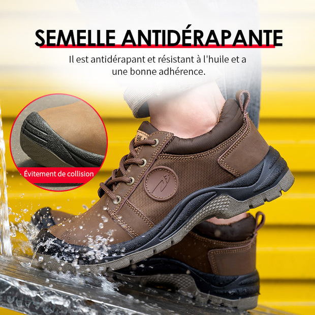 Fizzhiss S3 Chaussures de travail imperméables de qualité sécuritaire