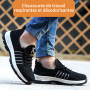 Fizzhiss Chaussures de sécurité anti-crevaison pour hommes