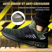 Fizzhiss Chaussures de sécurité légères antistatiques, anti-smash et anti-crevaison