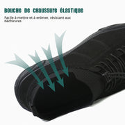 Fizzhiss Chaussures de sécurité antidérapantes, résistantes aux acides et aux alcalis