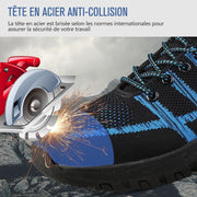 Fizzhiss Chaussures de protection de haute qualité antidérapantes et résistantes aux crevaisons