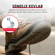 Fizzhiss S3 Chaussures de travail imperméables de qualité sécuritaire