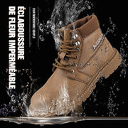 Fizzhiss Bottes de protection pour hommes imperméables, anti-smash et anti-usure