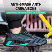 Fizzhiss nouvelles chaussures de sécurité anti-smash mode pour hommes