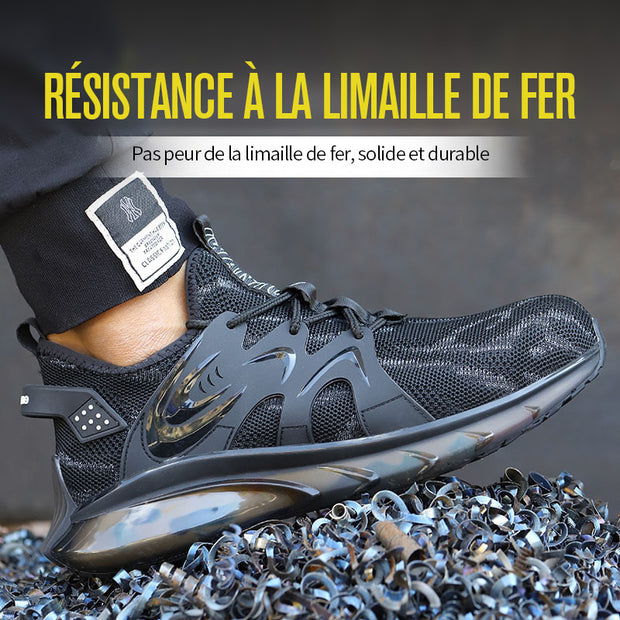 Fizzhiss S3 nouvelles chaussures de protection résistantes à l'usure