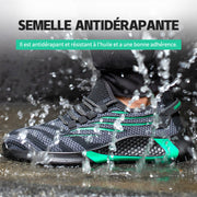 Fizzhiss nouvelles chaussures de sécurité anti-smash mode pour hommes