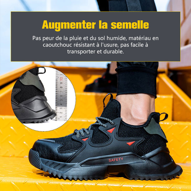 Fizzhiss S3 Quatre saisons de nouvelles chaussures de travail anti-fracas et anti-crevaison