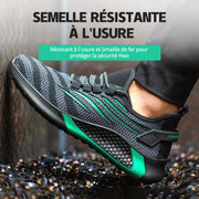 Fizzhiss nouvelles chaussures de sécurité anti-smash mode pour hommes