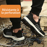 Fizzhiss Chaussures de sécurité anti-crevaison pour hommes