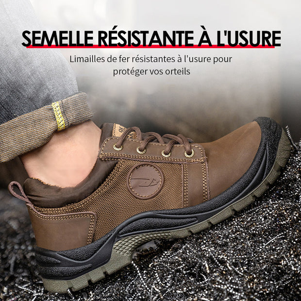 Fizzhiss S3 Chaussures de travail imperméables de qualité sécuritaire