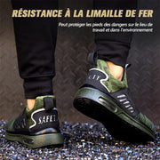 Fizzhiss Chaussures de sécurité légères antistatiques, anti-smash et anti-crevaison