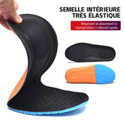 Fizzhiss Chaussures de travail en maille anti-écrasement, anti-perçage, légères et respirantes, chaussures de sécurité