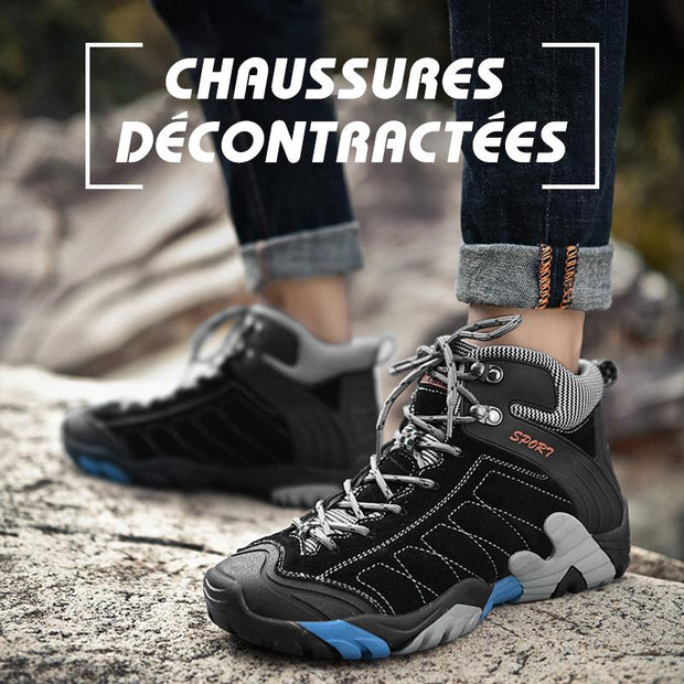 Fizzhiss Nouvelles chaussures de sport d'extérieur montantes antidérapantes d'hiver